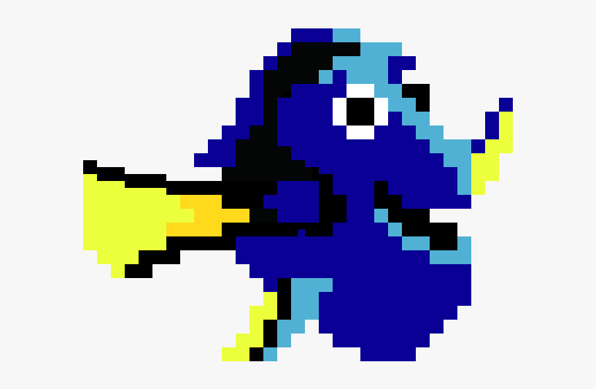 Dory Pixel Art Transparent, HD Png Download, Free Download