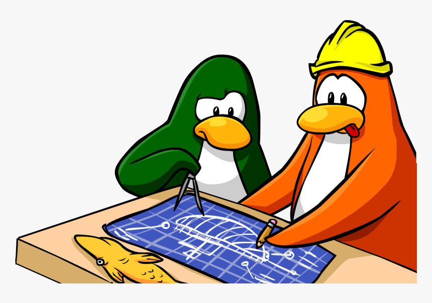 Newspaper Issue 120 Hard Hat - Club Penguin Hardhat, HD Png Download, Free Download