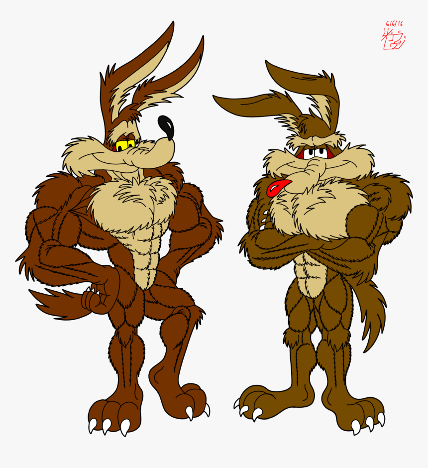 Wile E Coyote Muscle , Png Download - Looney Tunes Ralph Wolf, Transparent Png, Free Download