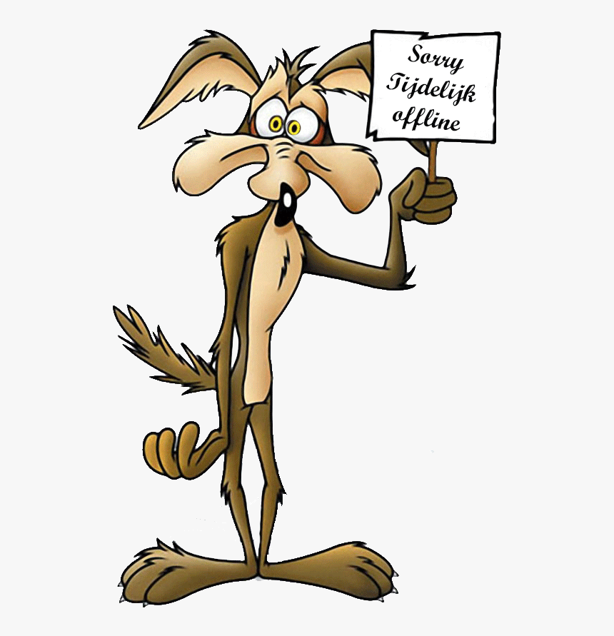 Wile E Coyote Help Clipart , Png Download - Wile E Coyote Help Sign, Transparent Png, Free Download