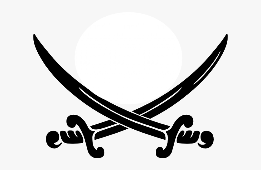 Crossed M16 - Pirate Clip Art, HD Png Download, Free Download