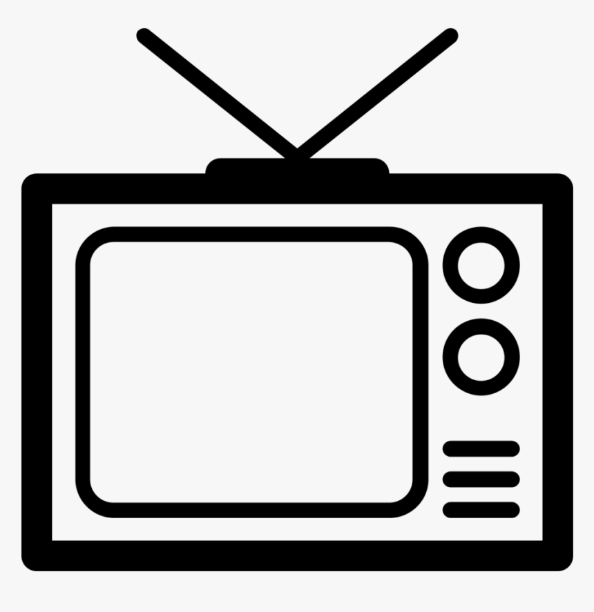 Tv Clipart Jpeg - Tv Clipart Black And White Png, Transparent Png, Free Download