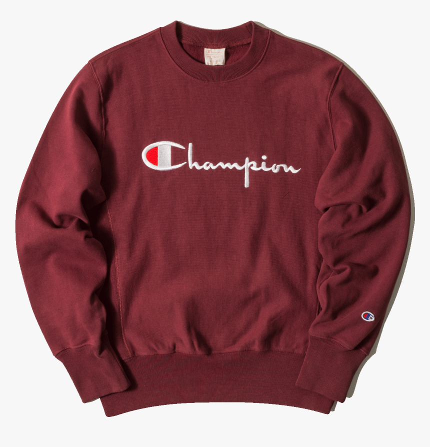 Crewneck Sweatshirt - Champion Sweater Png, Transparent Png - kindpng