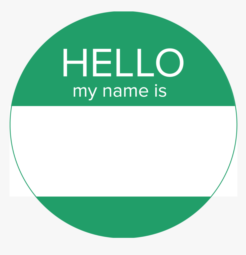 Hello My Name - Hello My Name Is Png, Transparent Png is free transpa...