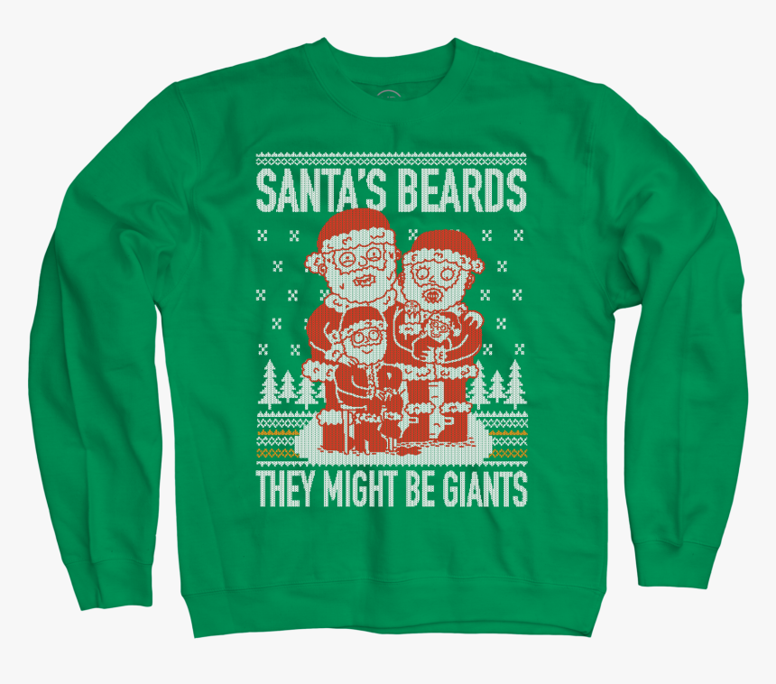 Santa"s Beards "ugly Christmas Sweater” Sweatshirt - Long-sleeved T-shirt, HD Png Download, Free Download