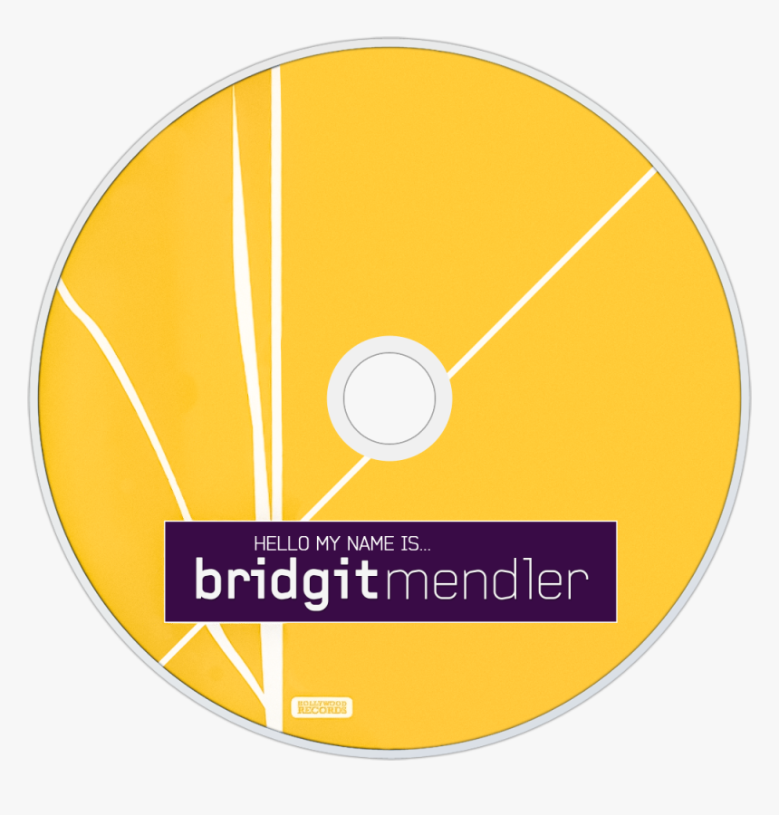 Bridgit Mendler Hello My Name Is Cd Disc Image - Bridgit Mendler Hello My Name Is Cd Label, HD Png Download, Free Download