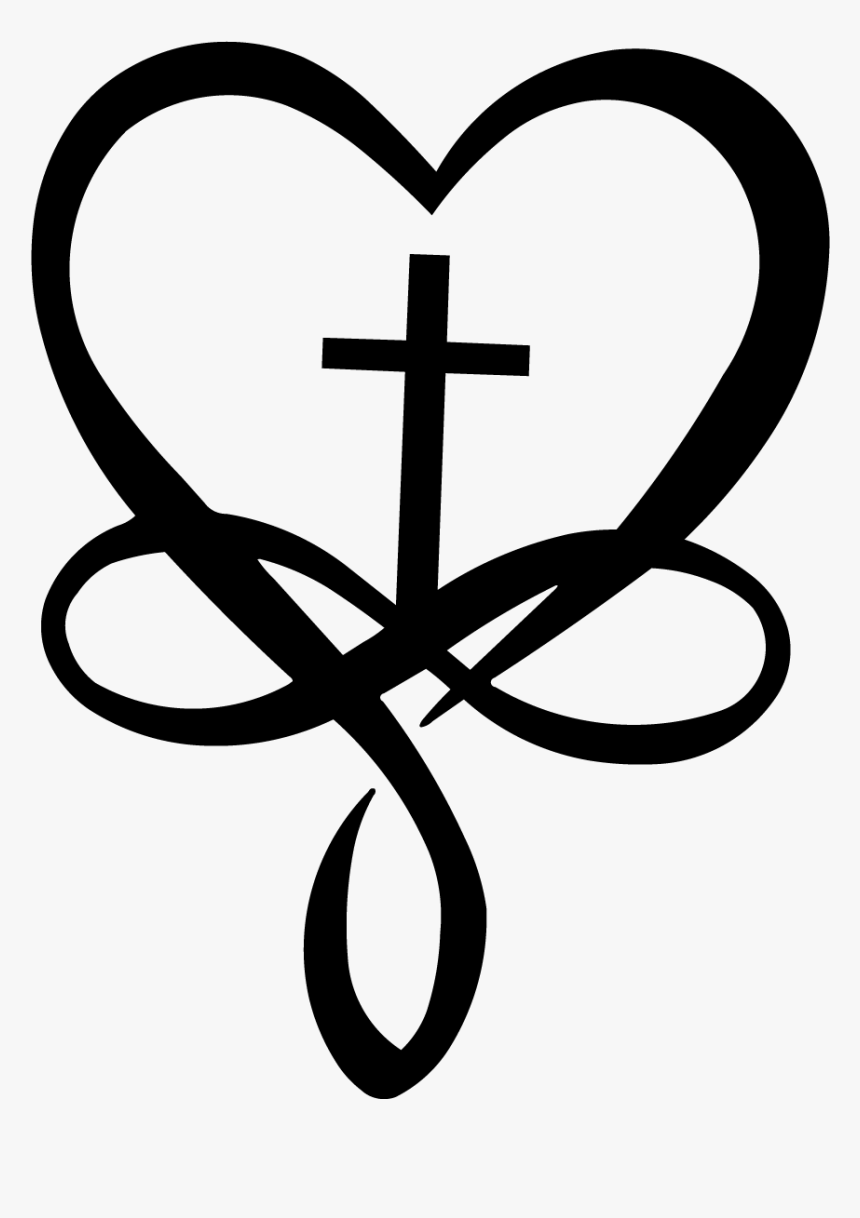 Heart And Cross Clipart, HD Png Download, Free Download