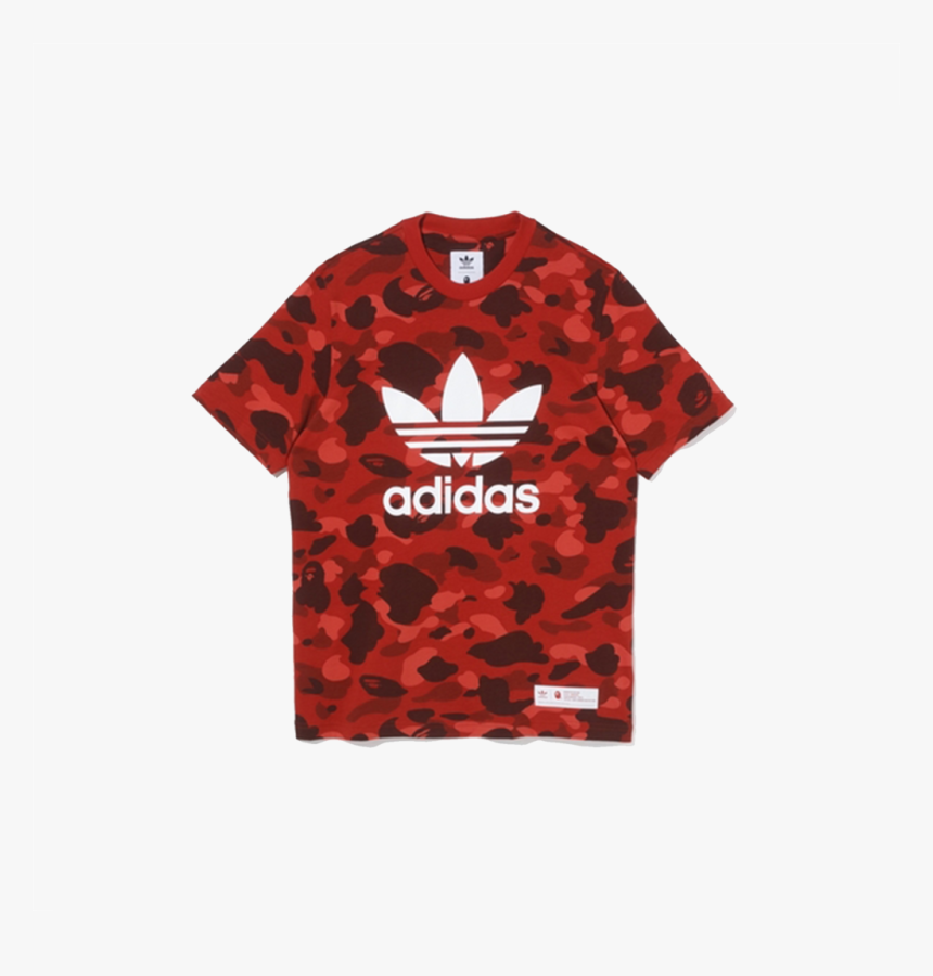 Bape X Adidas Camo Tee - Bape X Adidas Tee, HD Png Download, Free Download