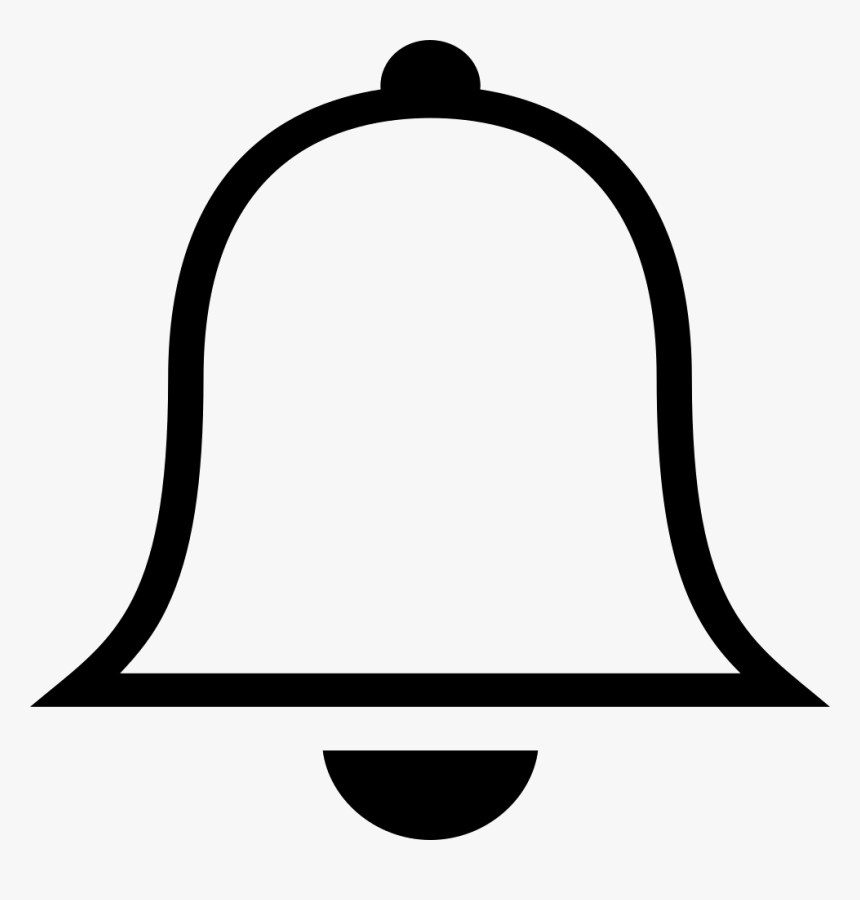 Ios Bell Outline Comments - White Bell Icon Png, Transparent Png, Free Download