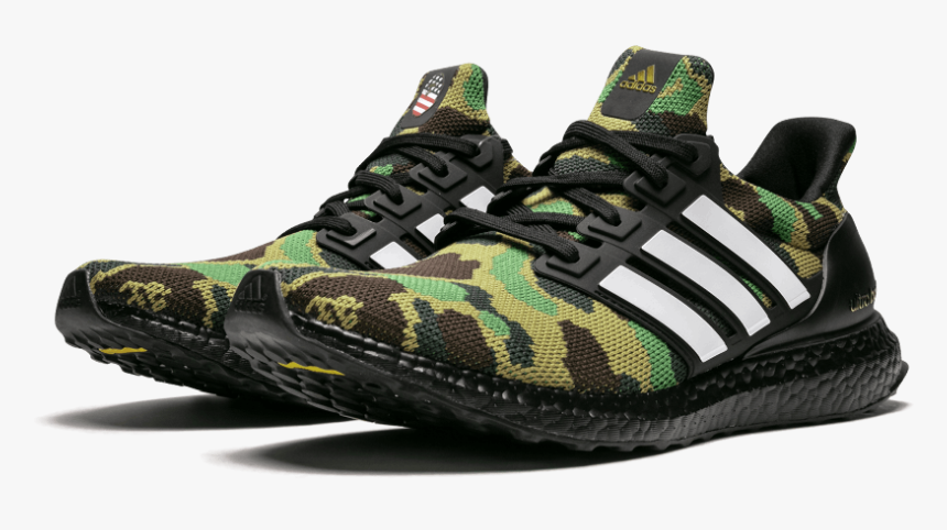 Transparent Bape Png - Adidas Ultra Boost Camo, Png Download, Free Download