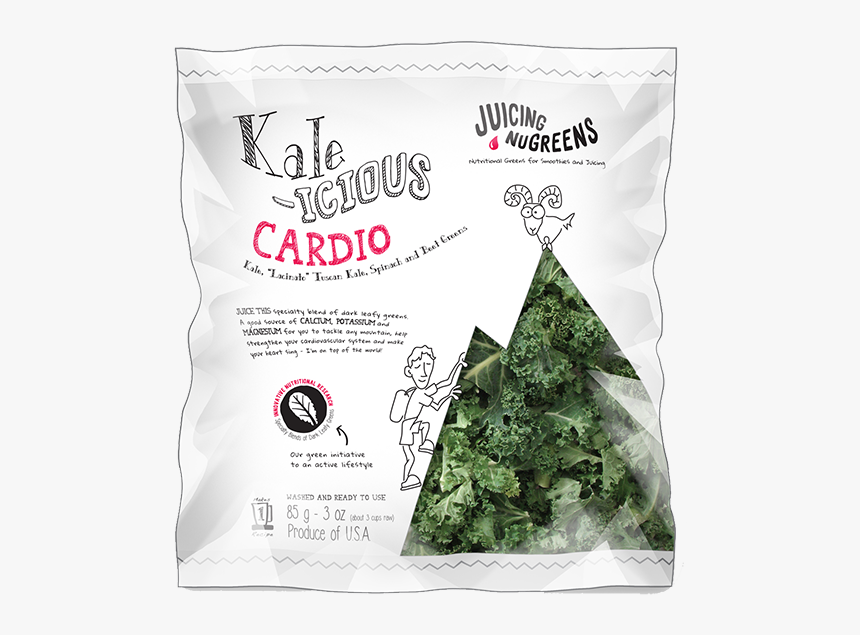 Bag Of Kale-icious Cardio Greens - Triangle, HD Png Download, Free Download
