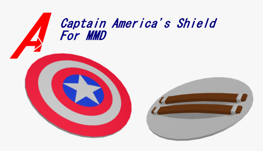 Clipart Shield Superhero - Captain America Helmet Mmd Model, HD Png Download, Free Download