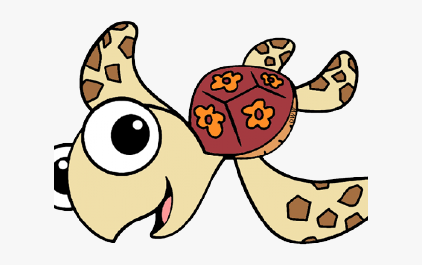 Finding Nemo Clipart - Turtle Drawing From Finding Nemo, HD Png Download, Free Download