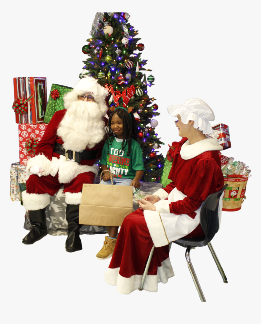 Bgcnf Club Member W Santa - Santa Claus, HD Png Download, Free Download
