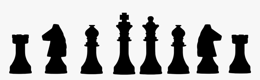 Bishop, Chess, Game, King, Knight, Pawn, Pieces, Play - Chess Silhouette Png, Transparent Png, Free Download