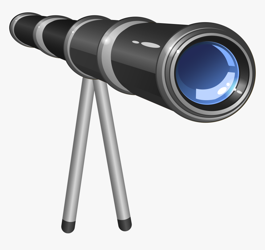 Binoculars Clipart Transparent Background - Transparent Background Telescope Clipart Png, Png Download, Free Download