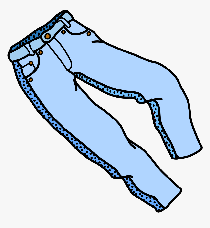 Jeans, Trousers Clipart - Pants Clipart, HD Png Download, Free Download