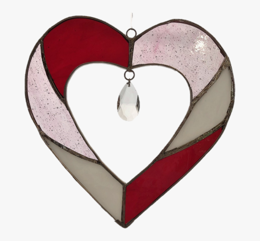 Transparent Hanging Ribbon Png - Stained Glass Heart Wedding, Png Download, Free Download