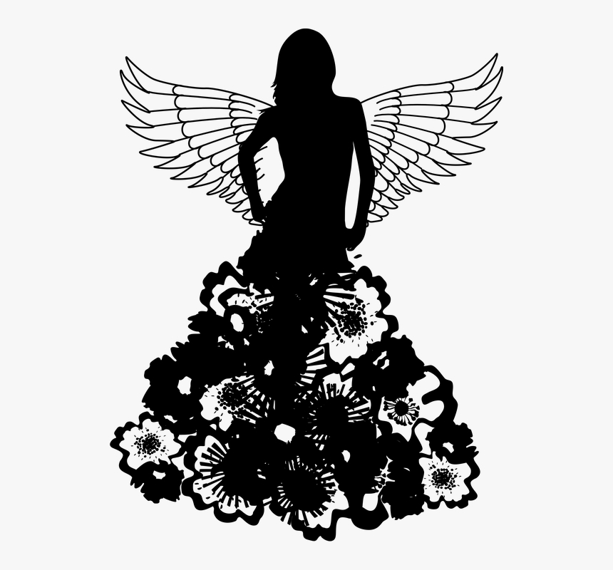 Fashion Dress Silhouette , Png Download - Girl In Gown Silhouette Png, Transparent Png, Free Download