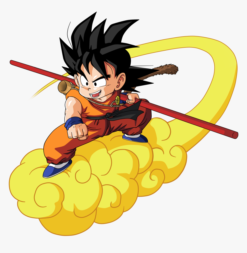 Son Goku On Cloud, HD Png Download, Free Download