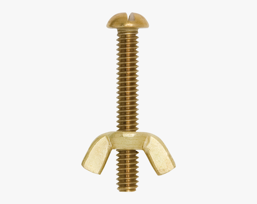 Bolt And Wing Nut For Swimming Pool Pole Quick-change - Wing Nut And Screw, HD Png Download, Free Download