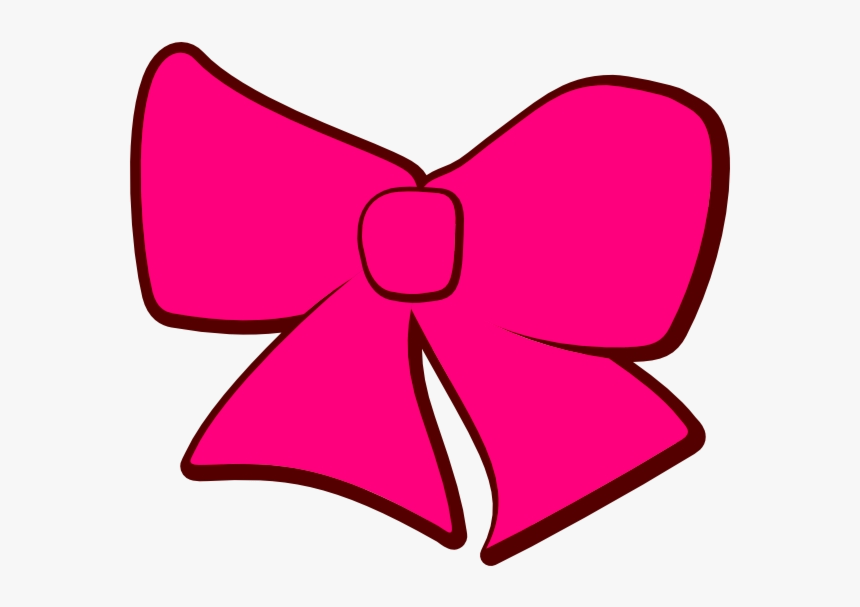 Christmas Bow Green Cartoon Clipart Pink Tie Transparent - Pink Bow Tie Clip Art, HD Png Download, Free Download