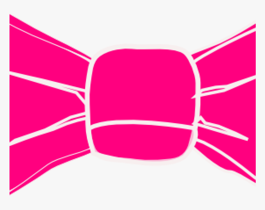 Pink Bow Clipart Pink Bow Clip Art At Clker Vector - Blue Bow Tie Png, Transparent Png, Free Download