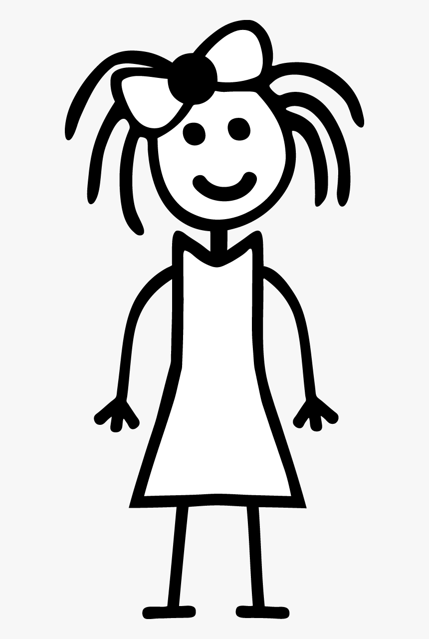 Clipart Of Logic, Stanford And Weblogs - Girl Stick Figure Png, Transparent Png, Free Download