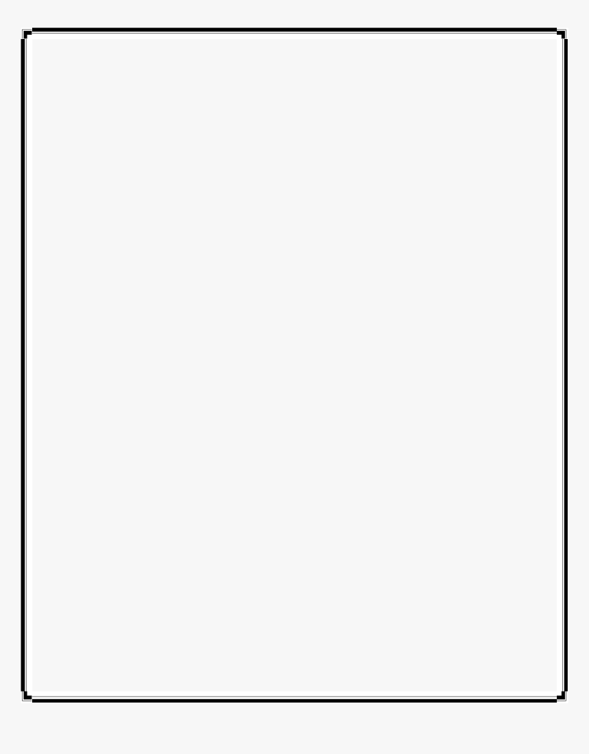 Transparent Rectangle Outline Png - Border Black Line Png, Png Download, Free Download