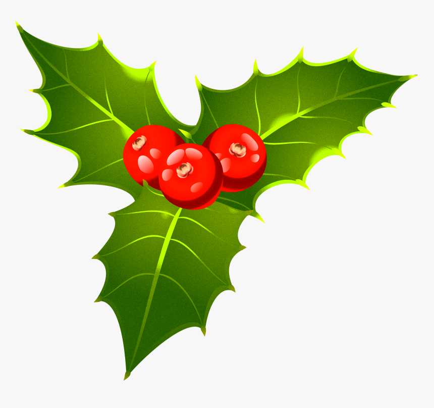 Openclipart Mistletoe Christmas Day Free Clipart Hq - Mistletoe Clipart Png, Transparent Png, Free Download