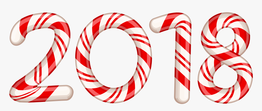 2018 Candy Cane Clipart, HD Png Download, Free Download