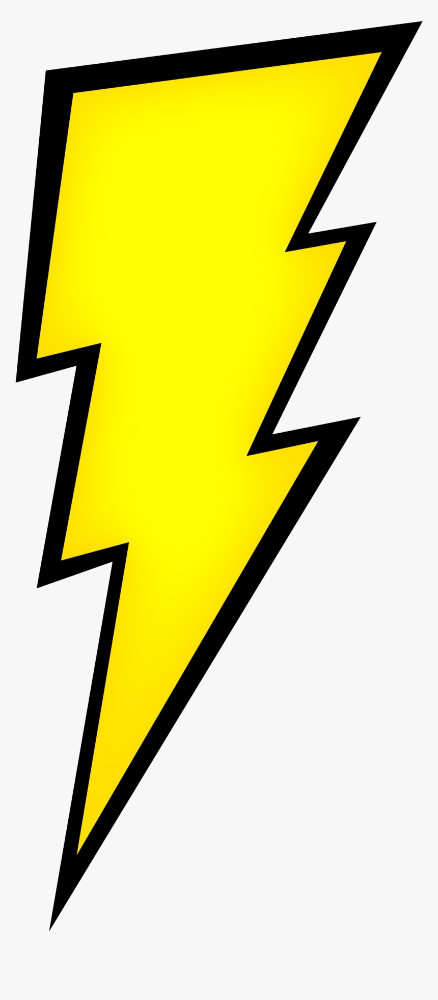 Lightning Bolt Clipart Png - Lightning Bolt Drawing Easy, Transparent
