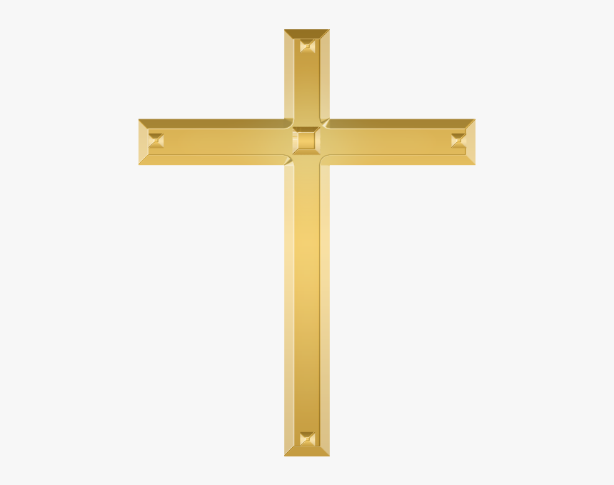 Christian Cross Png - Gold Crucifix Png, Transparent Png, Free Download