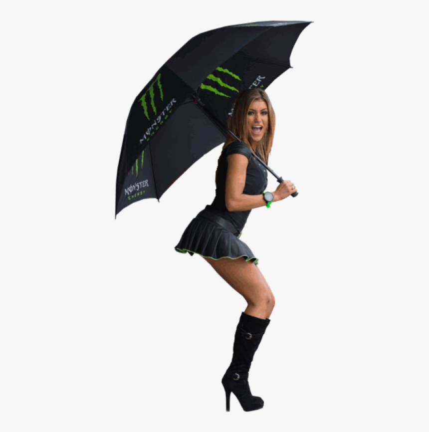 Girl With Umbrella Png, Transparent Png, Free Download