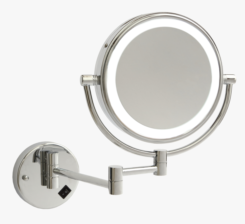 Ablaze Round Shaving Mirror With Backlit And 8x Magnification - Shaving Mirrors, HD Png Download, Free Download