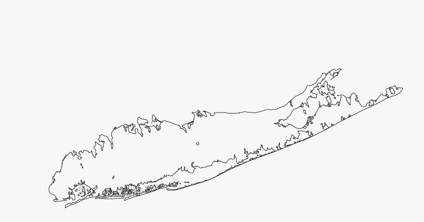 Just A Test Map I"d Like To Use First - Long Island Map Clipart, HD Png Download, Free Download