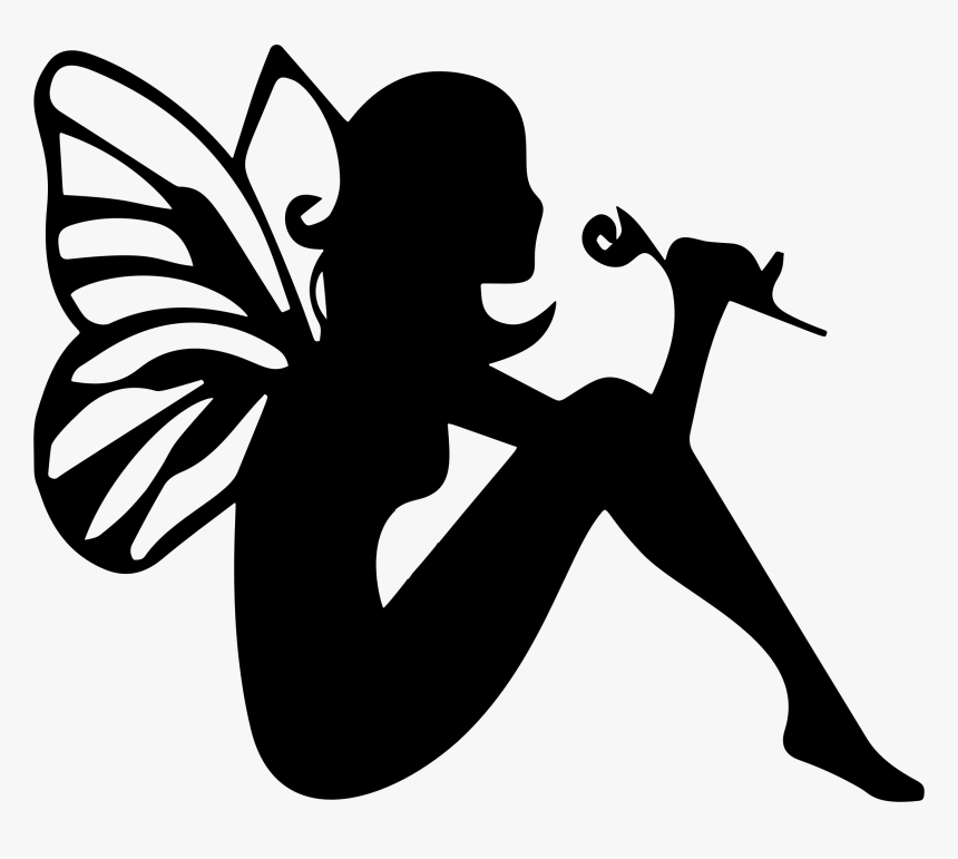 Fairies Silhouette Png, Transparent Png, Free Download