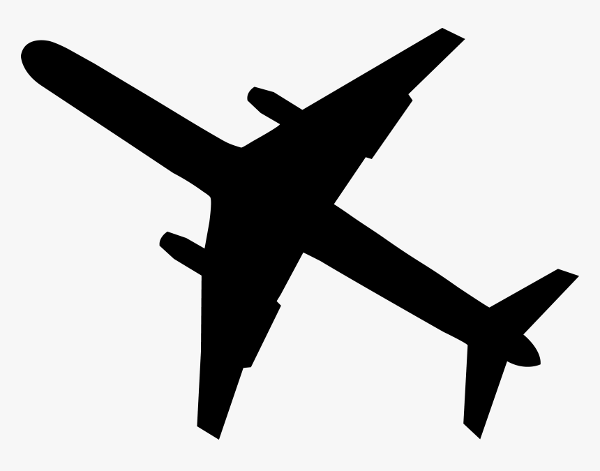 Planes Clipart - Black Airplane Clip Art, HD Png Download, Free Download