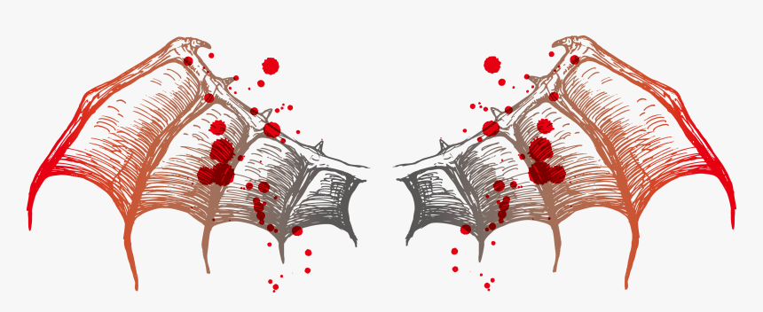 Bat Wing Euclidean Vector - Simple Wings Tattoo Design, HD Png Download, Free Download