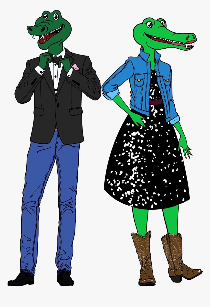 Dress Your Best In Bow Ties & Blue Jeans - Cartoon, HD Png Download, Free Download