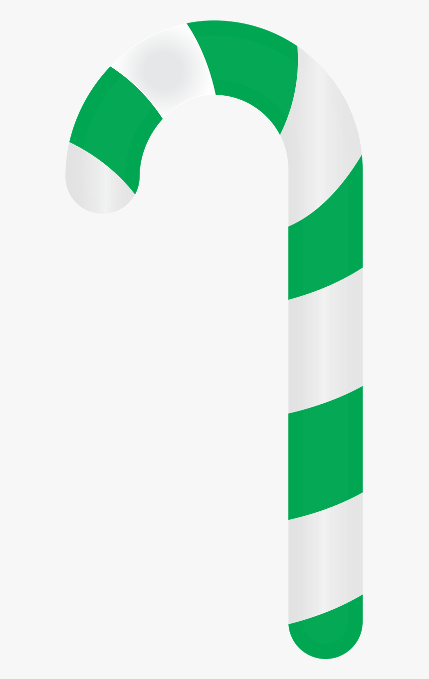 Green Candy Cane Png, Transparent Png, Free Download