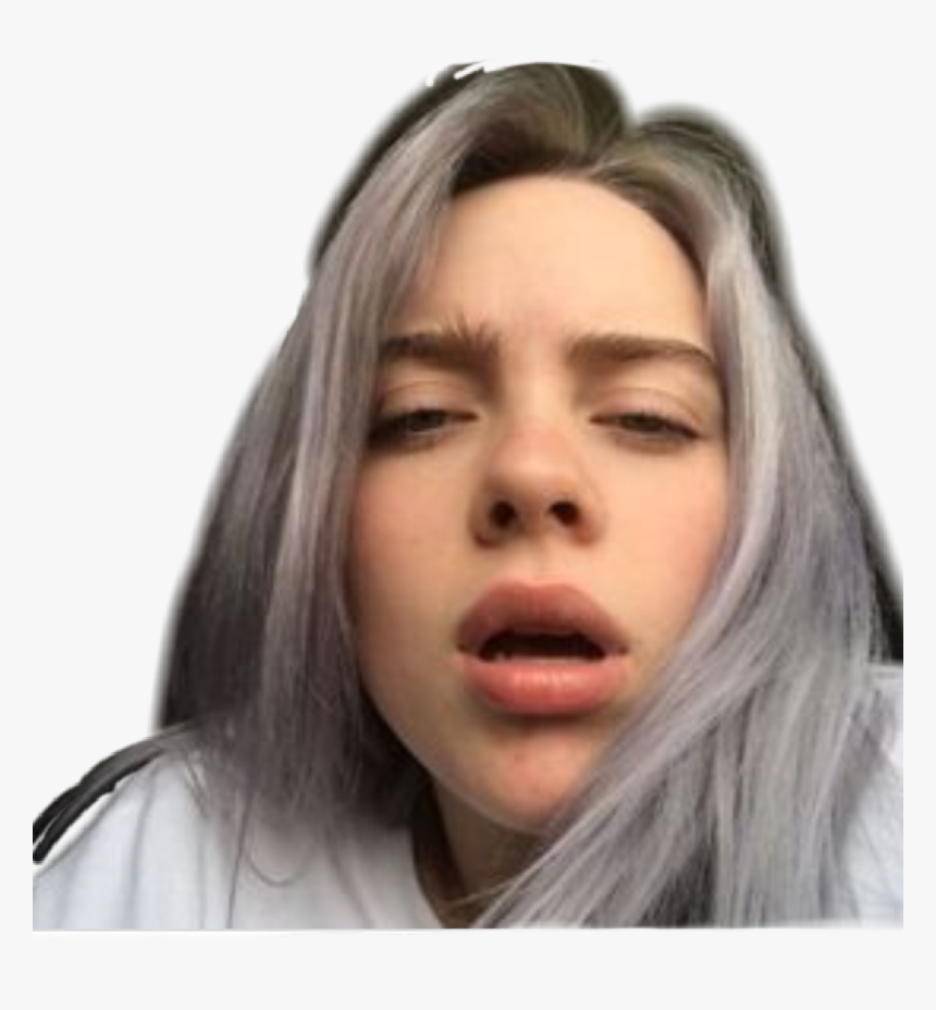 #billieeilish #greyhair #billie #eilish #oh #confused - Billie Eilish Grey Hair, HD Png Download, Free Download