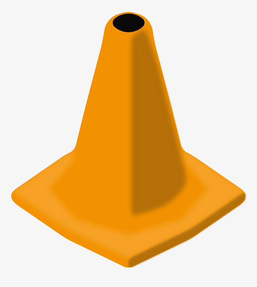 Transparent Cone Png - Isometric Traffic Cone Png, Png Download, Free Download