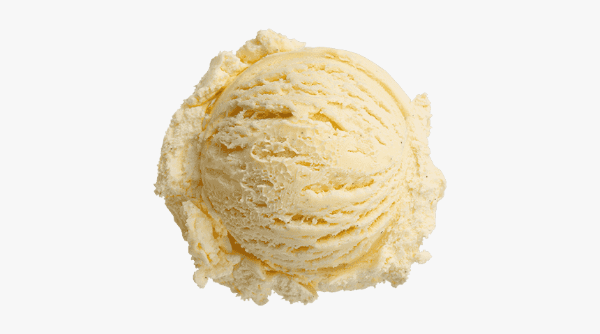 Ice Cream Milk Flavor Vanilla - Vanilla Ice Cream Scoop Png, Transparent Png, Free Download