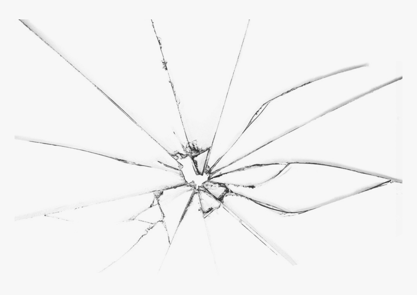 Cracked Glass Transparent Background Png Image Free - Overhead Power Line, Png Download, Free Download