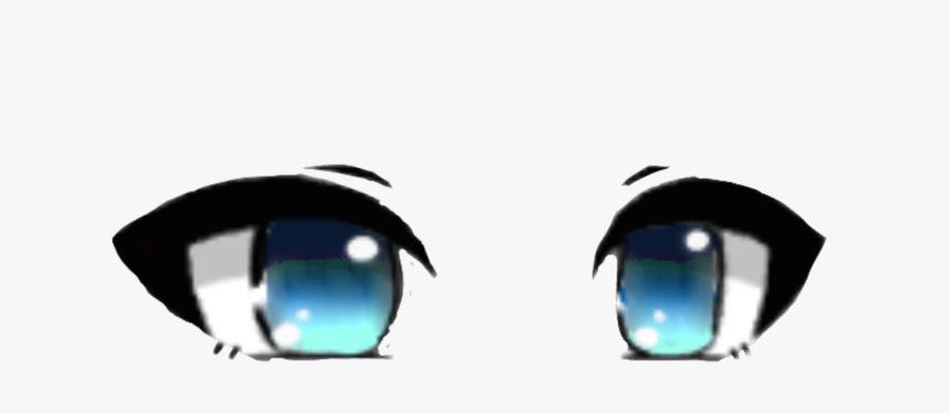 #kawaii #cute #chibi #eyes #blue - Kawaii Blue Chibi Eyes, HD Png Download, Free Download