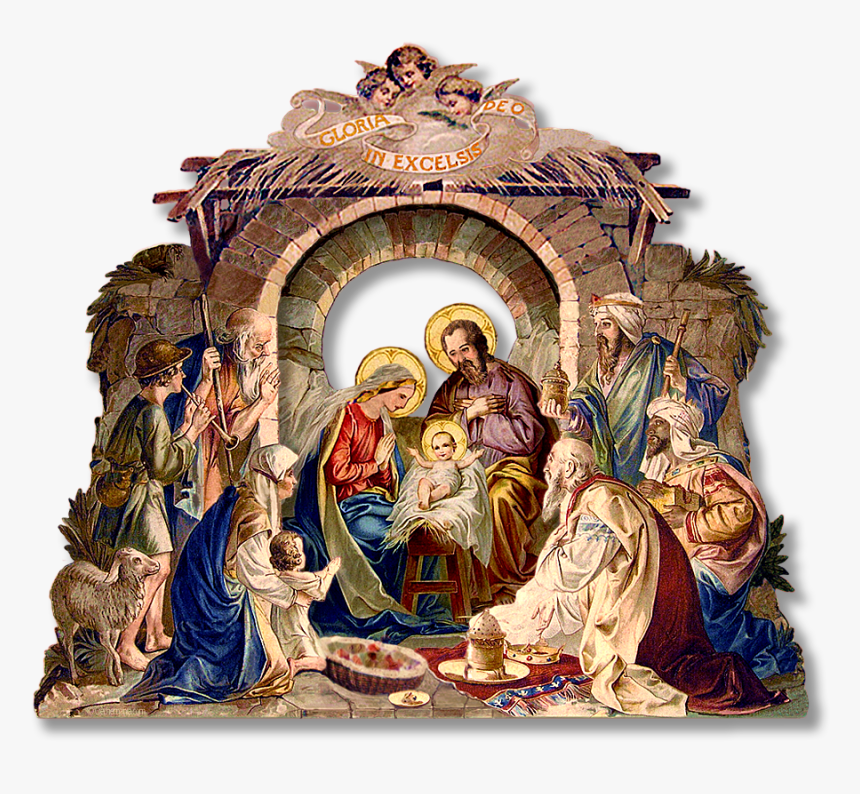 Christmas Holy Family Png, Transparent Png, Free Download