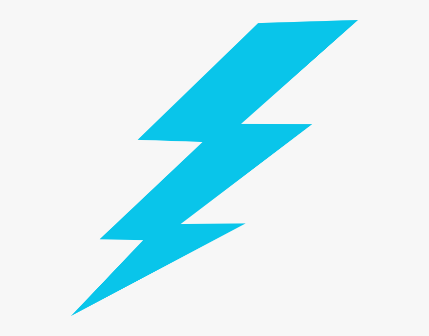 Blue Lightning Bolt Clip Art - Blue Lightning Bolt Clipart, HD Png Download, Free Download