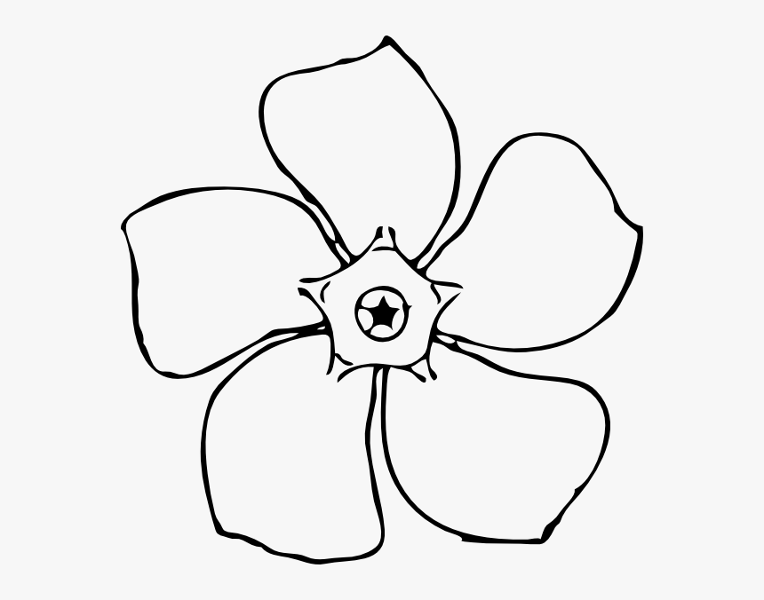 Flower Petal Template For Kids - Mothers Day Flowers Drawing, HD Png Download, Free Download
