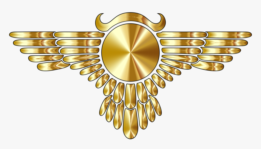 Symbol,line,wing - Globe Gold Png, Transparent Png, Free Download